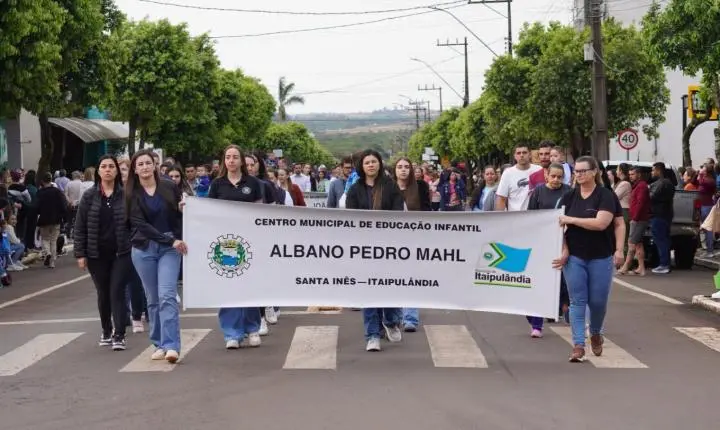 ITAIPULÂNDIA REALIZA DESFILE CÍVICO EM CELEBRAÇÃO À INDEPENDÊNCIA DO BRASIL