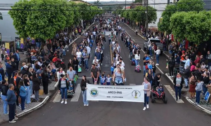 ITAIPULÂNDIA REALIZA DESFILE CÍVICO EM CELEBRAÇÃO À INDEPENDÊNCIA DO BRASIL