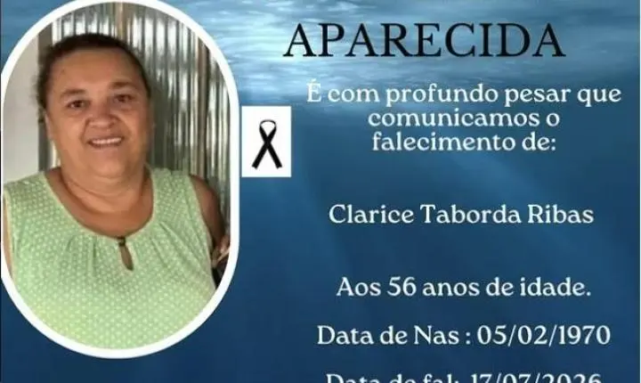ITAIPULÂNDIA SE DESPEDE DE CLARICE TABORDA RIBAS AOS 56 ANOS
