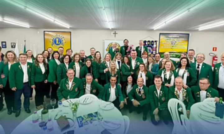 JONES DE SOUZA ASSUME A PRESIDÊNCIA DO LIONS CLUBE DE SÃO MIGUEL DO IGUAÇU