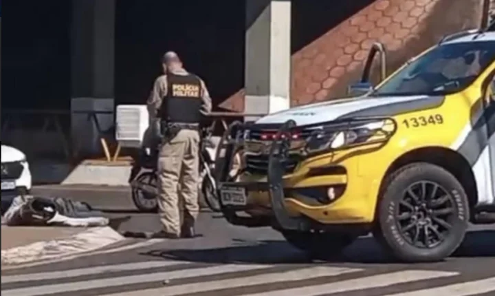 JOVEM MORRE APÓS FUGIR DA POLÍCIA E BATER MOTO CONTRA VAN EM SANTA TEREZINHA DE ITAIPU