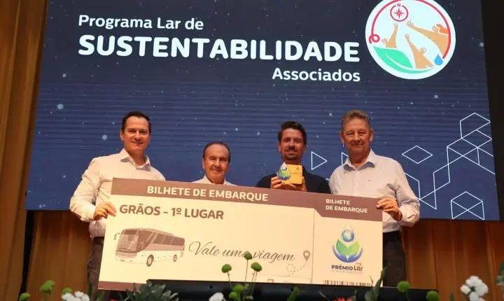 LAR COOPERATIVA PREMIA ASSOCIADOS E CELEBRA RECORDES DA 4ª EDIÇÃO DO PROGRAMA LAR DE SUSTENTABILIDADE