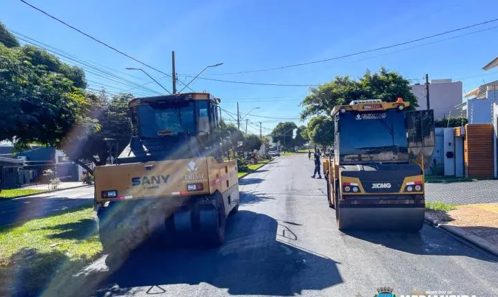 MEDIANEIRA NÃO PARA: AVENIDA JOÃO XXIII GANHA NOVOS TRECHOS DE PAVIMENTAÇÃO E MAIS MOBILIDADE PARA A POPULAÇÃO