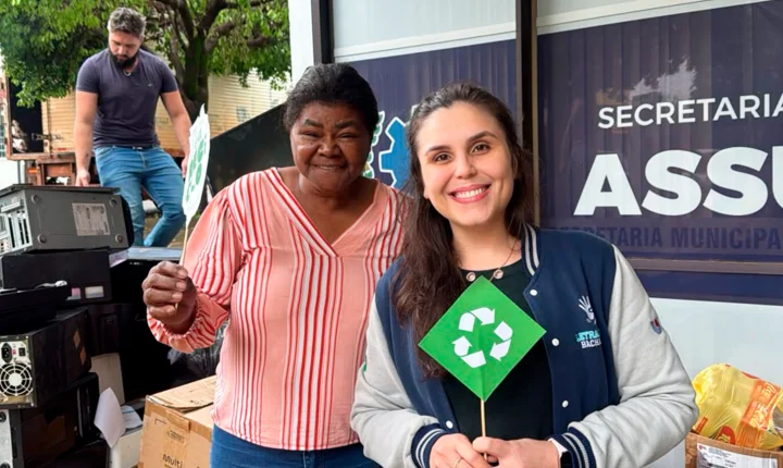 MESMO COM CHUVAS, RECICLA SMI REGISTRA NOVO RECORDE DE RECOLHIMENTO DE ELETROELETRÔNICOS EM OUTUBRO