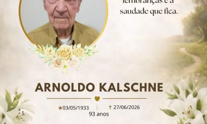 MISSAL SE DESPEDE DE ARNOLDO KALSCHNE AOS 93 ANOS