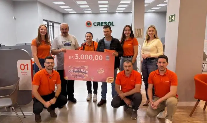 MORADORES DE SERRANÓPOLIS DO IGUAÇU GANHAM R$ 3 MIL CADA EM CAMPANHA DA CRESOL