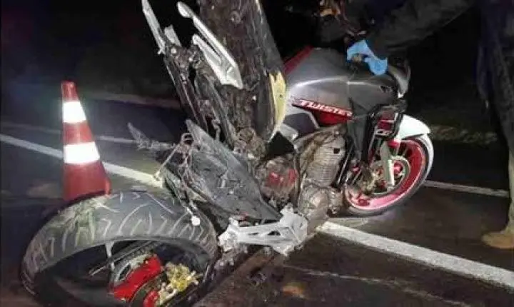 MOTOCICLISTA DE 23 ANOS MORRE EM GRAVE ACIDENTE NA BR-376