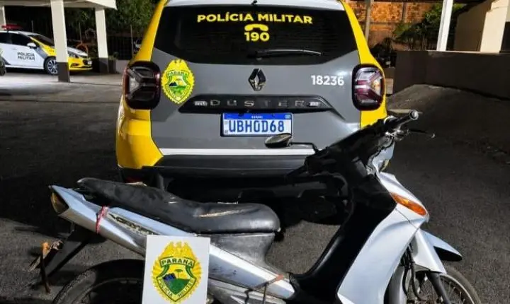 MOTOCICLISTA É FLAGRADO COM COCAÍNA E IRREGULARIDADES DE TRÂNSITO EM SÃO MIGUEL DO IGUAÇU