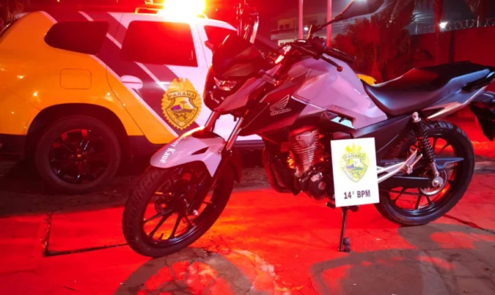 MOTOCICLISTA FOGE DA PM EM ALTA VELOCIDADE E É DETIDO NO CENTRO DE MEDIANEIRA