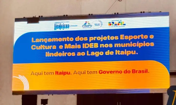 MUNICÍPIOS LINDEIROS AO LAGO DE ITAIPU LANÇAM PROJETOS PARA IMPULSIONAR ESPORTE, CULTURA E EDUCAÇÃO