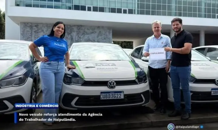 NOVO VEÍCULO REFORÇA ATENDIMENTO DA AGÊNCIA DO TRABALHADOR DE ITAIPULÂNDIA