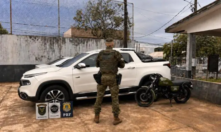 OPERAÇÃO CONJUNTA RECUPERA FIAT TORO ROUBADA E PRENDE SUSPEITO EM MISSAL