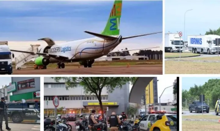 OPERAÇÃO MILIONÁRIA: AVIÃO CARREGADO COM DINHEIRO POUSA NO AEROPORTO DE CASCAVEL