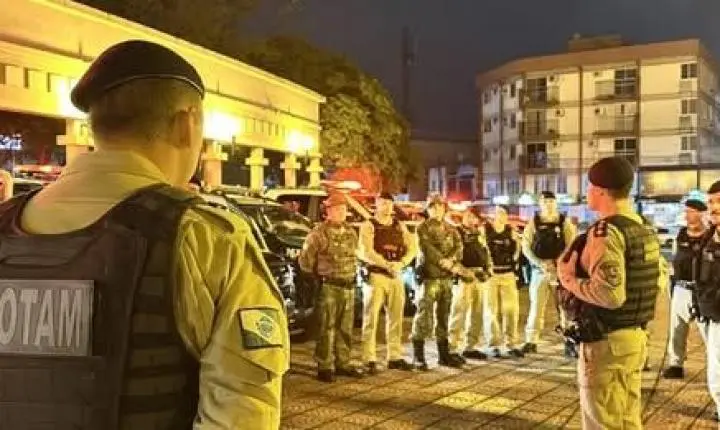 OPERAÇÃO OMNIS REFORÇA POLICIAMENTO E MOBILIZA 33 PMs EM MEDIANEIRA