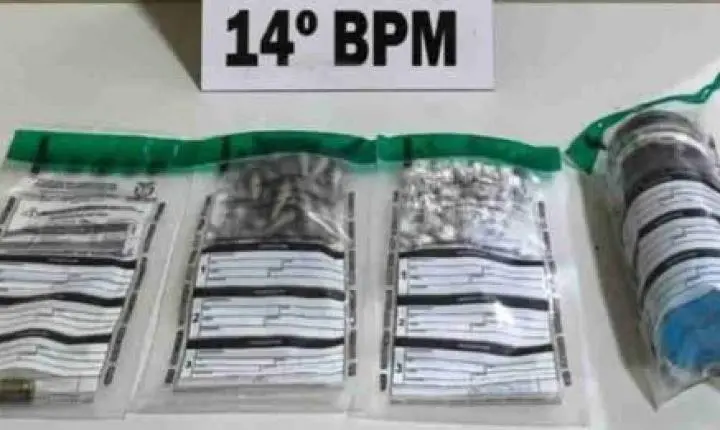 PM APREENDE COCAÍNA, CRACK E MUNIÇÃO DURANTE AÇÃO CONTRA O TRÁFICO EM MEDIANEIRA