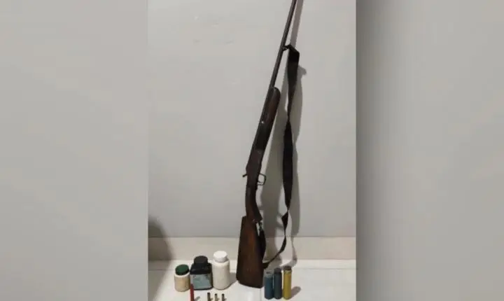 POLÍCIA CIVIL APREENDE EM MISSAL ESPINGARDA DURANTE CUMPRIMENTO DE MANDADO