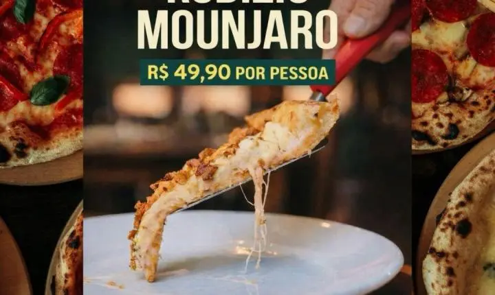 POR APENAS R$ 49,90: BUENO’S PIZZARIA DE ITAIPULÂNDIA PROMOVE RODÍZIO MOUNJARO COM SHOW DE BRUNO LIMA NESTA SEXTA-FEIRA (23)
