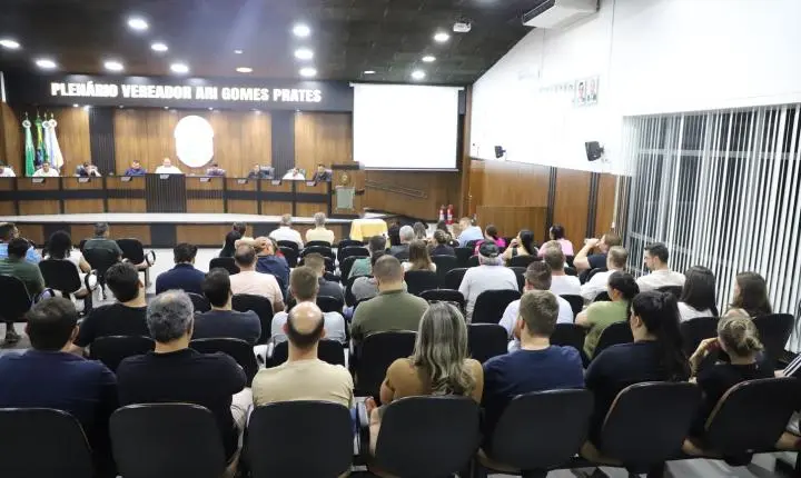 PREFEITO E VICE-PREFEITO APRESENTAM PROGRAMAS MUNICIPAIS NA CÂMARA DE ITAIPULÂNDIA