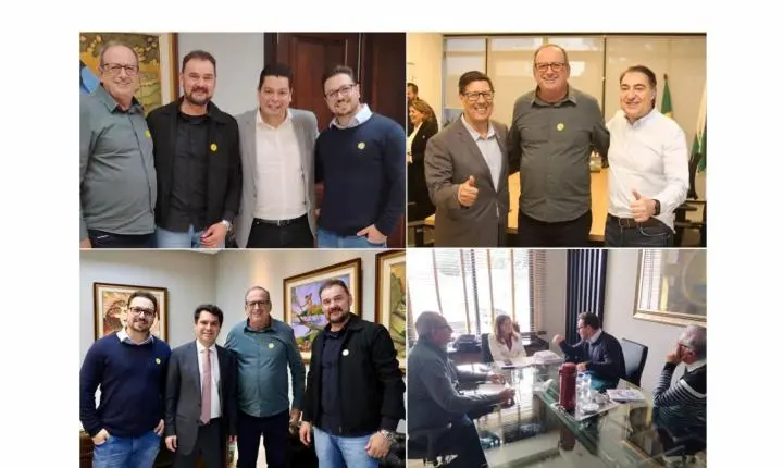 PREFEITO LINDOLFO RUI CUMPRE AGENDA EM CURITIBA EM BUSCA DE RECURSOS E INVESTIMENTOS PARA ITAIPULÂNDIA