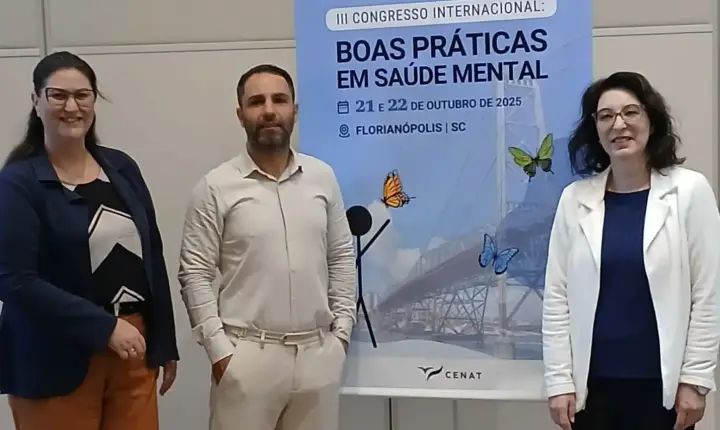 PROFISSIONAIS DO CAPS DE SÃO MIGUEL PARTICIPAM DE CONGRESSO INTERNACIONAL DE BOAS PRÁTICAS EM SAÚDE MENTAL