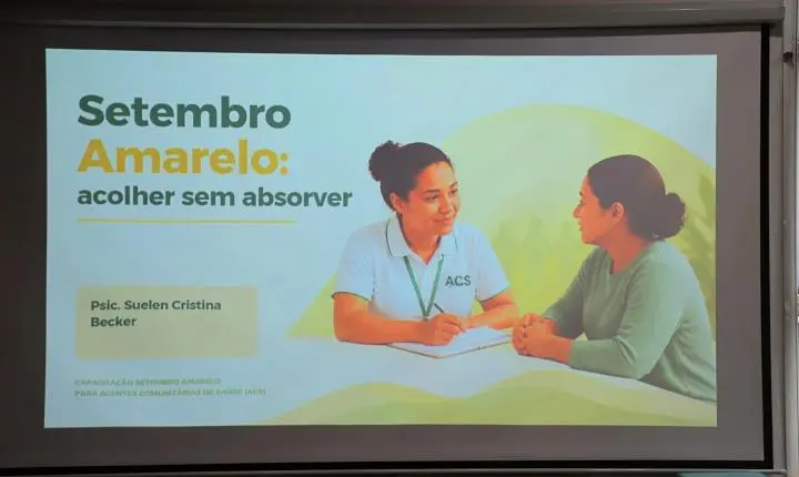 REUNIÃO COM AGENTES COMUNITÁRIAS DE SAÚDE DE ITAIPULÂNDIA FORTALECE AÇÕES INTERSETORIAIS