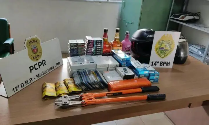 ROTAM APREENDE ADOLESCENTE E RECUPERA PRODUTOS FURTADOS EM MEDIANEIRA