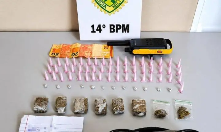 ROTAM PRENDE HOMEM POR TRÁFICO DE DROGAS DURANTE OPERAÇÃO FORÇA TOTAL EM MEDIANEIRA