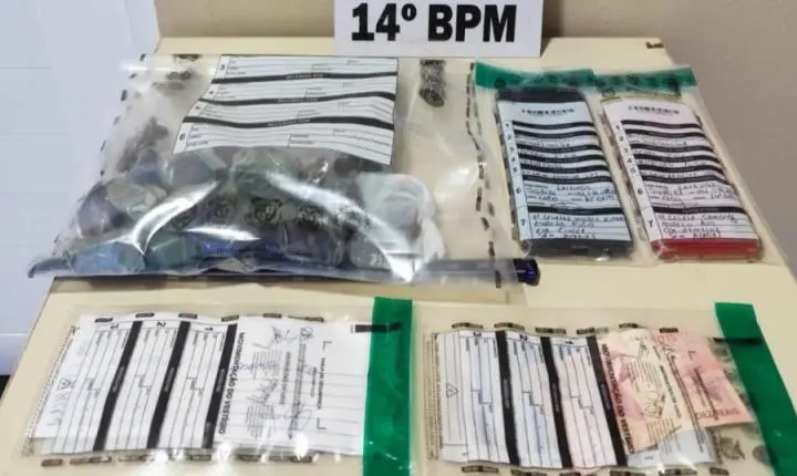 ROTAM PRENDE HOMEM POR TRÁFICO DE DROGAS E APREENDE MACONHA E SKUNK EM MEDIANEIRA