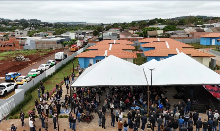 SÃO MIGUEL DO IGUAÇU INAUGURA 10º CONDOMÍNIO DO IDOSO DO PARANÁ COM PRESENÇA DE RATINHO JUNIOR