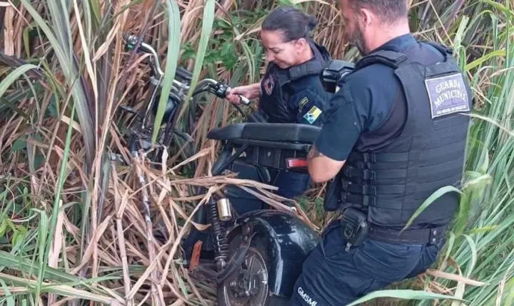 SCOOTER FURTADA É RECUPERADA PELA GUARDA MUNICIPAL NO INTERIOR DE SÃO MIGUEL DO IGUAÇU