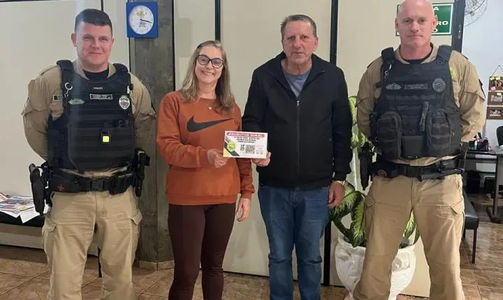 SECRETARIA DE AGRICULTURA DE MISSAL RECEBE QR CODE PARA QUE PRODUTORES REALIZEM PRÉ-CADASTRO DA PATRULHA RURAL