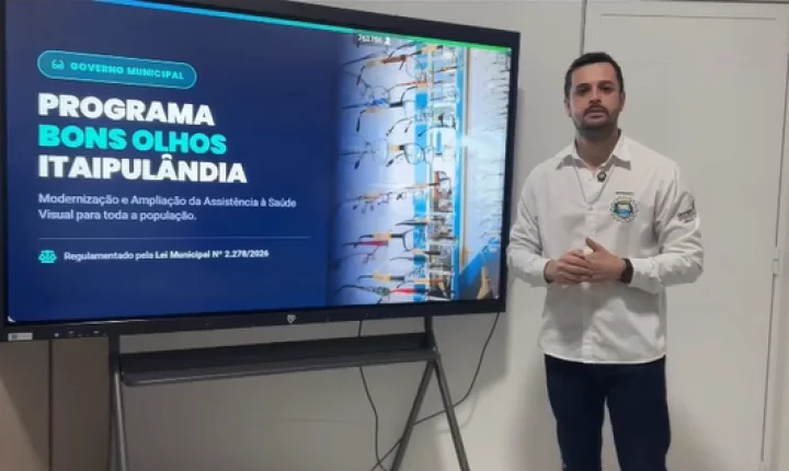 SECRETÁRIO DE SAÚDE FERNANDO ANTUNES EXPLICA MUDANÇAS NO PROGRAMA BONS OLHOS ITAIPULÂNDIA
