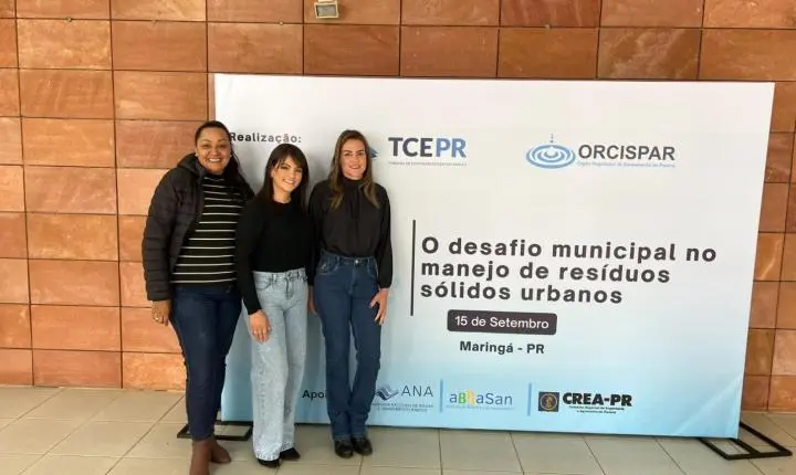 SERVIDORAS DA SECRETARIA DE MEIO AMBIENTE DE ITAIPULÂNDIA PARTICIPAM DE CAPACITAÇÃO SOBRE RESÍDUOS SÓLIDOS
