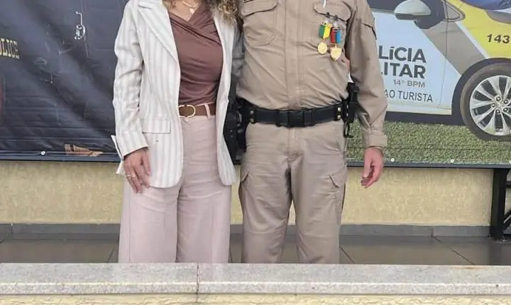 SUBTENENTE EDSON BOTTINI É HOMENAGEADO COM DUAS MEDALHAS POR TRAJETÓRIA NA POLÍCIA MILITAR