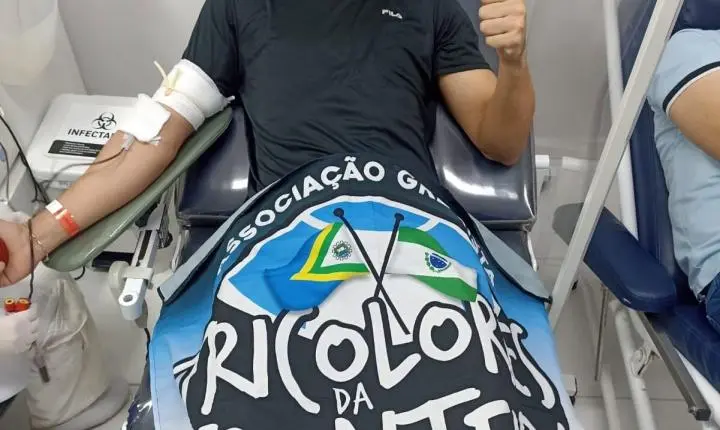 TRICOLORES DA FRONTEIRA DE ITAIPULÂNDIA PROMOVEM CAMPANHA DE DOAÇÃO DE SANGUE