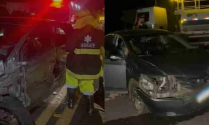 ULTRAPASSAGEM TERMINA EM GRAVE ACIDENTE NA BR-277 E MOBILIZA EQUIPES DE RESGATE EM CASCAVEL