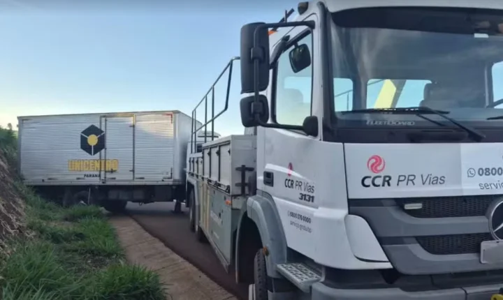UNCIONÁRIO DE CONCESSIONÁRIA MORRE ATROPELADO POR PRÓPRIO CAMINHÃO-GUINCHO NA PR-445