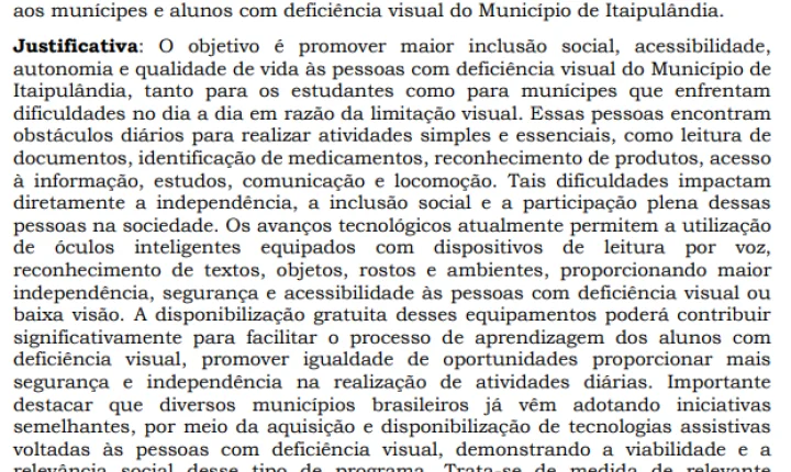 VEREADORES DE ITAIPULÂNDIA DOUCLES E ANDRÉ ROYER PROPÕEM ÓCULOS INTELIGENTES GRATUITOS